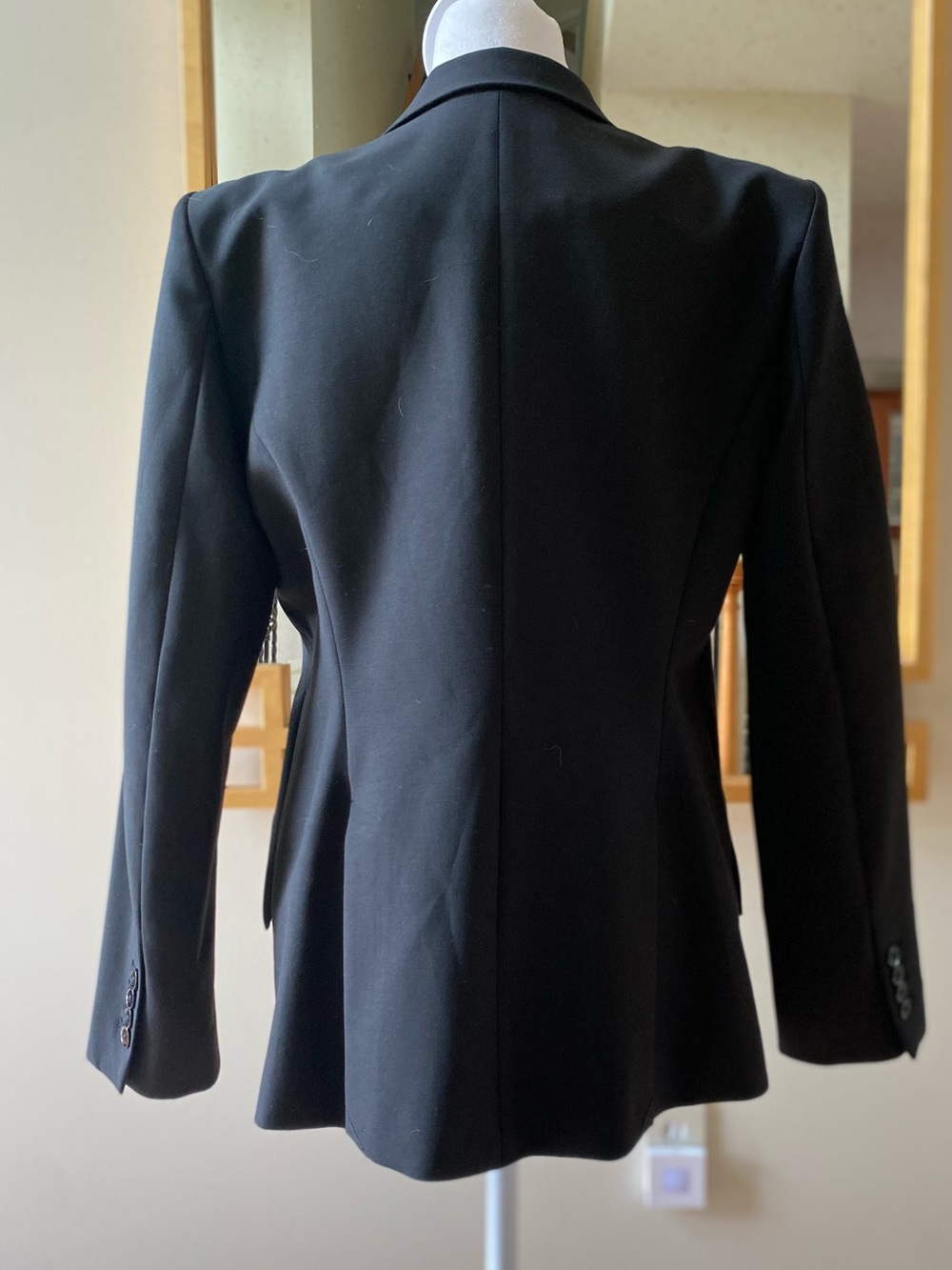 White House Black Market Editor Blazer Comfort Stretch cotton blend sz 8 - Picture 4 of 16